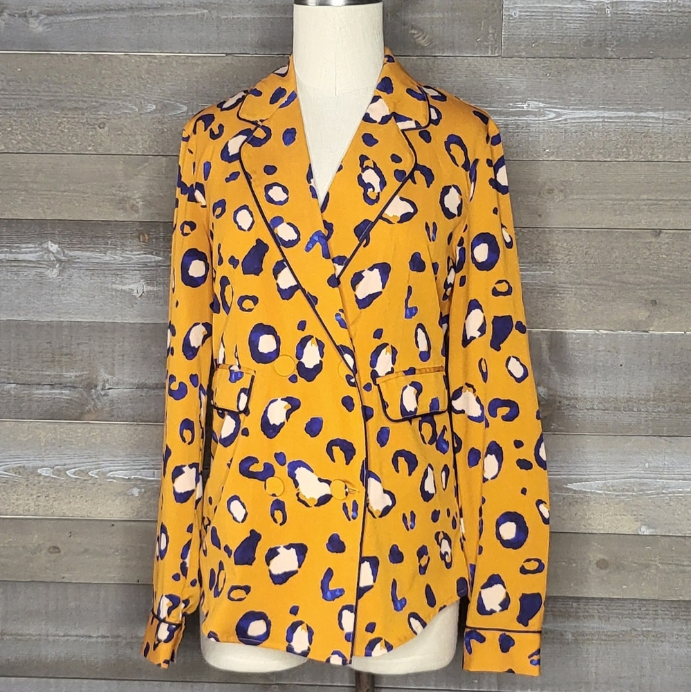 3.1 Philip Lim X Target 20th Anniversary Leopard Print Double Breasted B…